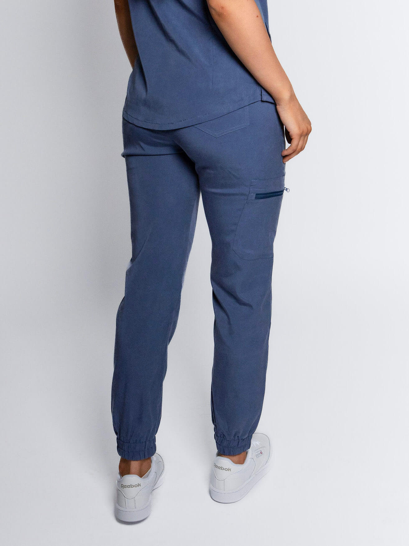 Slate Blue Jogger Scrub Pants