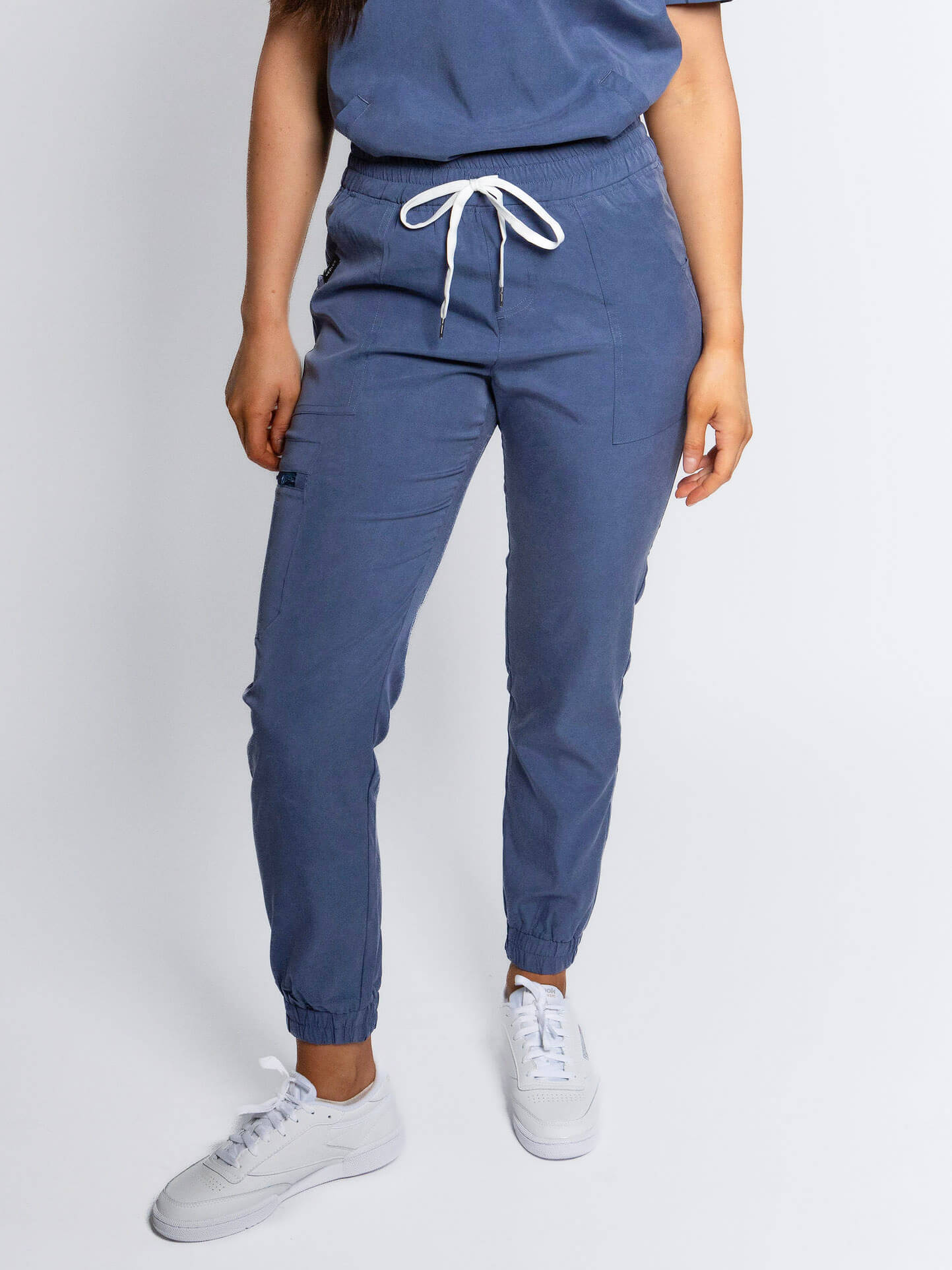 Slate Blue Jogger Scrub Pants