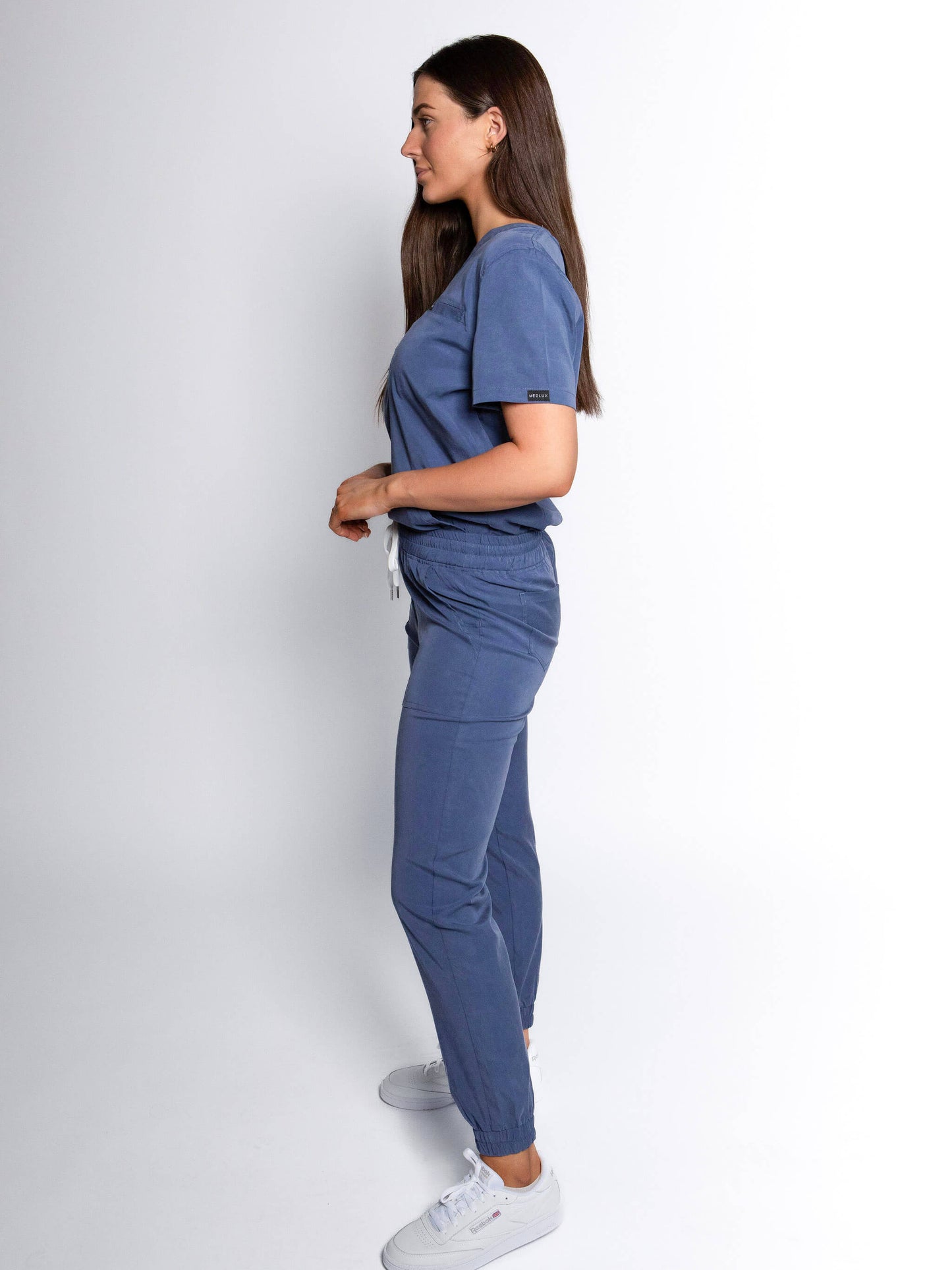 Slate Blue Jogger Scrub Pants