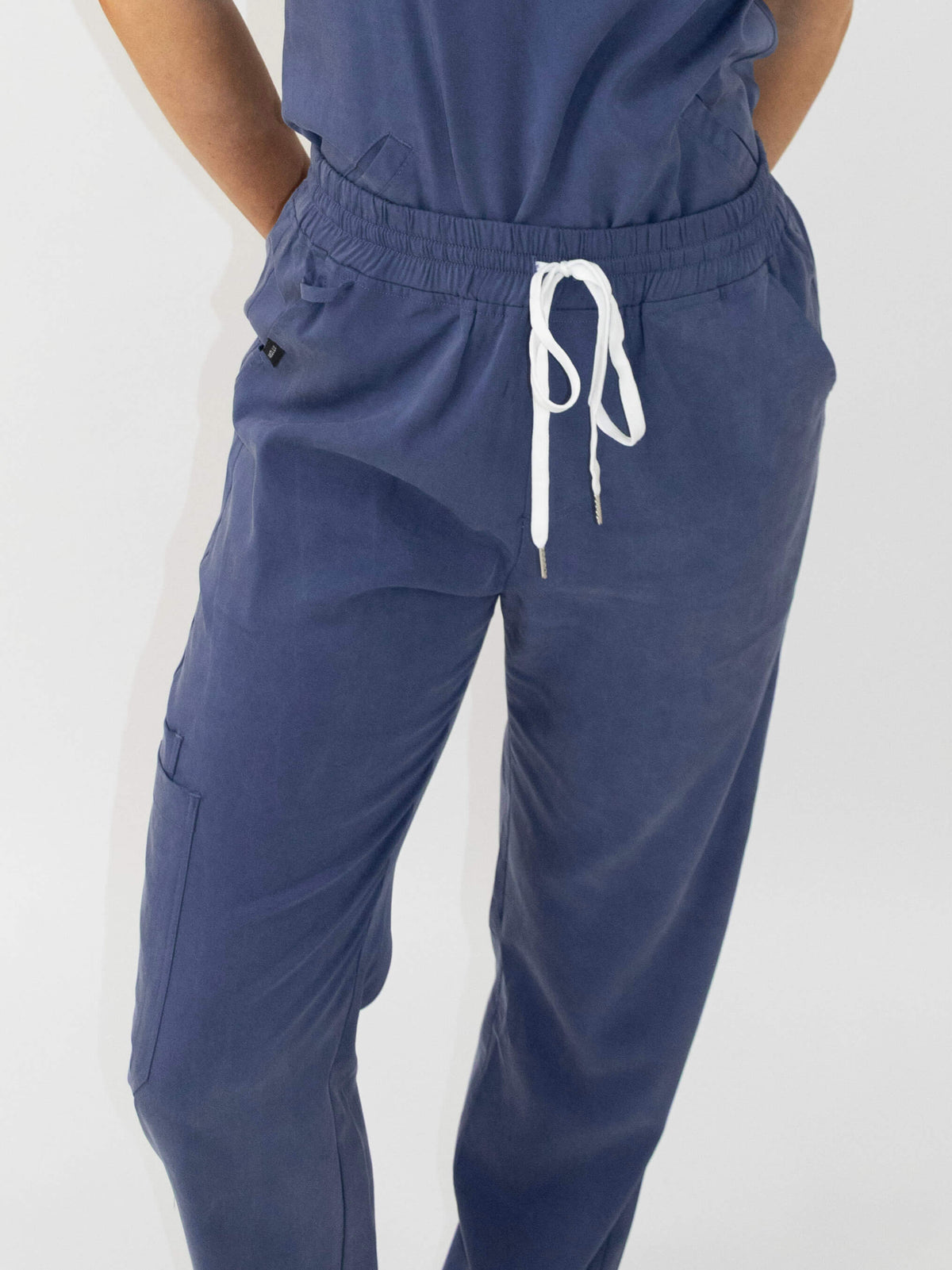 Women's Lyocell Straight Leg Scrub Pants- Slate Blue | Medlux